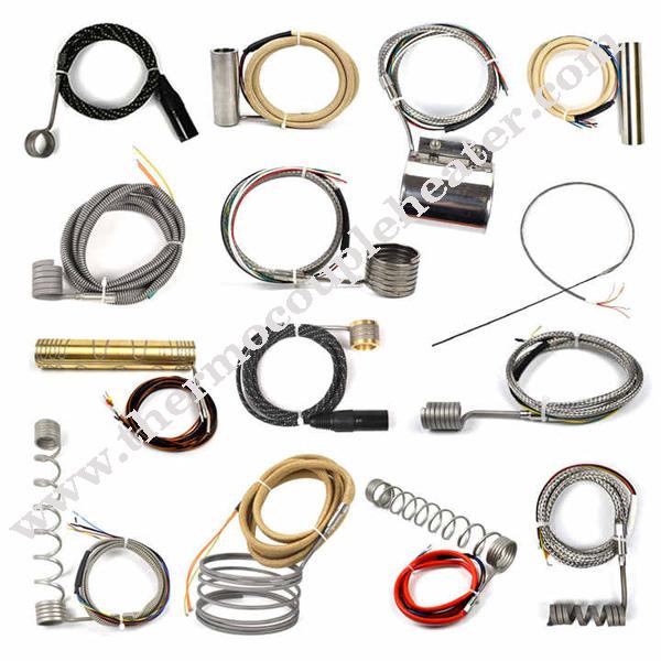 400 mm 500 mm 600 mm 800 mm 1000 mm Hot Runner Heater Strip Element Met Thermocouple